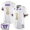 Rome Odunze Jersey #1 Washington Huskies Washington Map Patch Football Husky Royalty