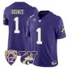 Rome Odunze Jersey #1 Washington Huskies Logo Patch Football Stitched