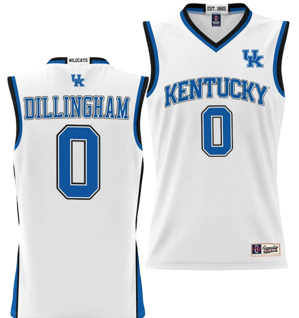 Rob Dillingham Jersey #0 Kentucky Wildcats NIL College Basketball Lightweight White 1 Rob Dillingham Jersey #0 Kentucky Wildcats NIL College Basketball Lightweight White