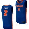 Riley Kugel Jersey #2 Florida Gators College Basketball 2023-24 Replica Uniform Royal