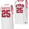 Rollie Worster Jersey #25 Utah Utes College Basketball 2023-24 Replica White 5 Rollie Worster Jersey #25 Utah Utes College Basketball 2023-24 Replica White
