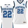 Shai Gilgeous Alexander Jersey #22 Kentucky Wildcats NIL College Basketball Lightweight White