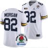 Semaj Morgan Jersey #82 Michigan Wolverines Rose Bowl Game 2024 Patch College Football Playoff White 4 Semaj Morgan Jersey #82 Michigan Wolverines Rose Bowl Game 2024 Patch College Football Playoff White