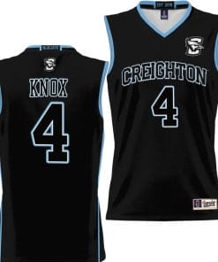 Sterling Knox Jersey #2 Creighton Bluejays College NIL Basketball Lightweight Black