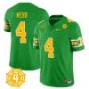 Spencer Webb Jersey #4 Oregon Ducks Honor Spencer Webb Patch Football Green