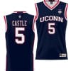 Stephon Castle Jersey #5 UConn Huskies NIL College Basketball Lightweight Navy