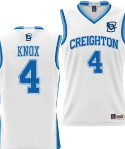 Sterling Knox Jersey #4 Creighton Bluejays College NIL Basketball Lightweight White