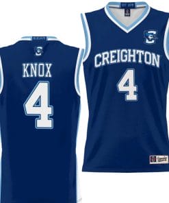Sterling Knox Jersey #4 Creighton Bluejays College NIL Basketball Lightweight Blue