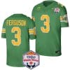 Terrance Ferguson Jersey #3 Oregon Ducks Fiesta Bowl Patch 2024 Football Playoff Green