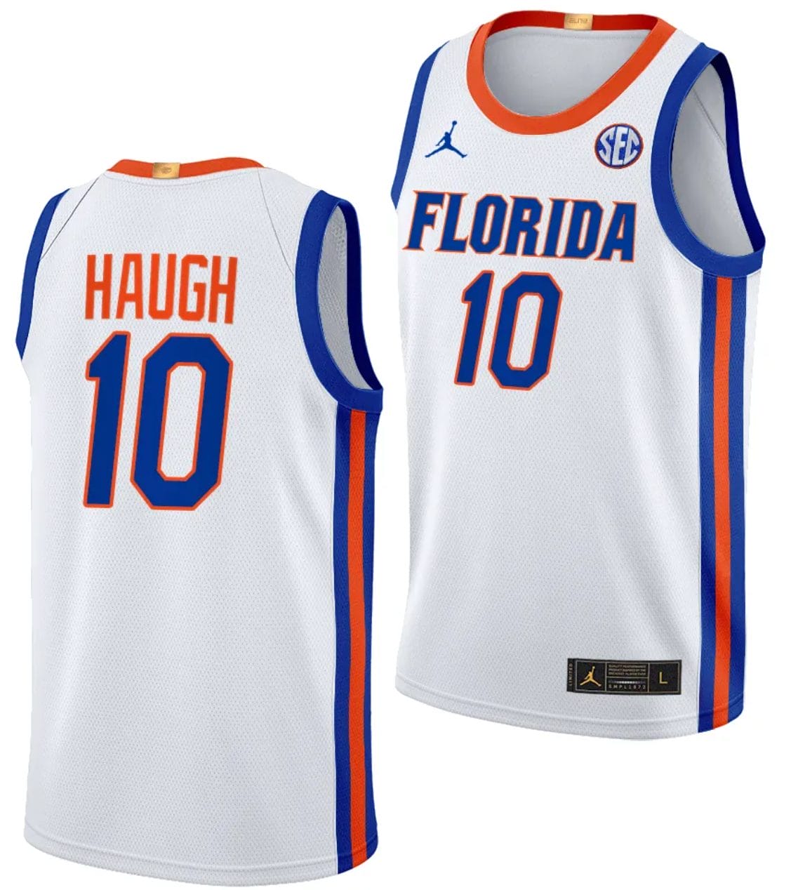 Thomas Haugh Jersey #10 Florida Gators Limited College Basketball 2023-24 Home White 1 Thomas Haugh Jersey #10 Florida Gators Limited College Basketball 2023-24 Home White