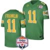 Troy Franklin Jersey #11 Oregon Ducks Fiesta Bowl Patch 2024 Football Playoff Green