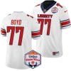 Tajh Boyd Jersey #77 Liberty Flames Fiesta Bowl Patch 2024 Football White