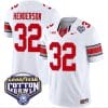 TreVeyon Henderson Jersey #32 Ohio State Buckeyes Cotton Bowl Patch Vapor Football White