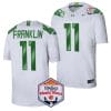 Troy Franklin Jersey #11 Oregon Ducks Fiesta Bowl Patch 2024 Football White