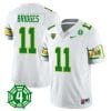 Trikweze Bridges Jersey #11 Oregon Ducks Honor Spencer Webb Patch Football White 4 Trikweze Bridges Jersey #11 Oregon Ducks Honor Spencer Webb Patch Football White