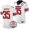 Tyren Dupree Jersey #35 Liberty Flames Fiesta Bowl Patch 2024 Football White