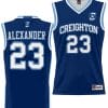 Trey Alexander Jersey #23 Creighton Bluejays College NIL Basketball Lightweight Blue 4 Trey Alexander Jersey #23 Creighton Bluejays College NIL Basketball Lightweight Blue