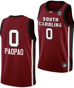 Te Hina Paopao Jersey #0 South Carolina Gamecocks College Basketball 2023-24 Garnet