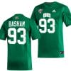 Tarell Basham Jersey #93 Ohio Bobcats College Football Uniform Green