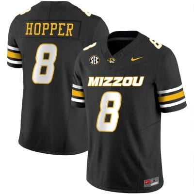 Ty'Ron Hopper Jersey #8 Missouri Tigers Vapor Limited College Football Stitched Black