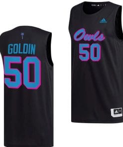 Vladislav Goldin Jersey #50 FAU Owls College Basketball Replica Black