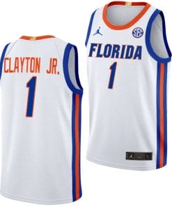 Walter Clayton Jr Jersey #1 Florida Gators Limited College Basketball 2023-24 Home White