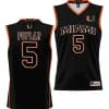 Wooga Poplar Jersey #5 Miami Hurricanes NIL College Basketball Lightweight Black 2 Wooga Poplar Jersey #5 Miami Hurricanes NIL College Basketball Lightweight Black