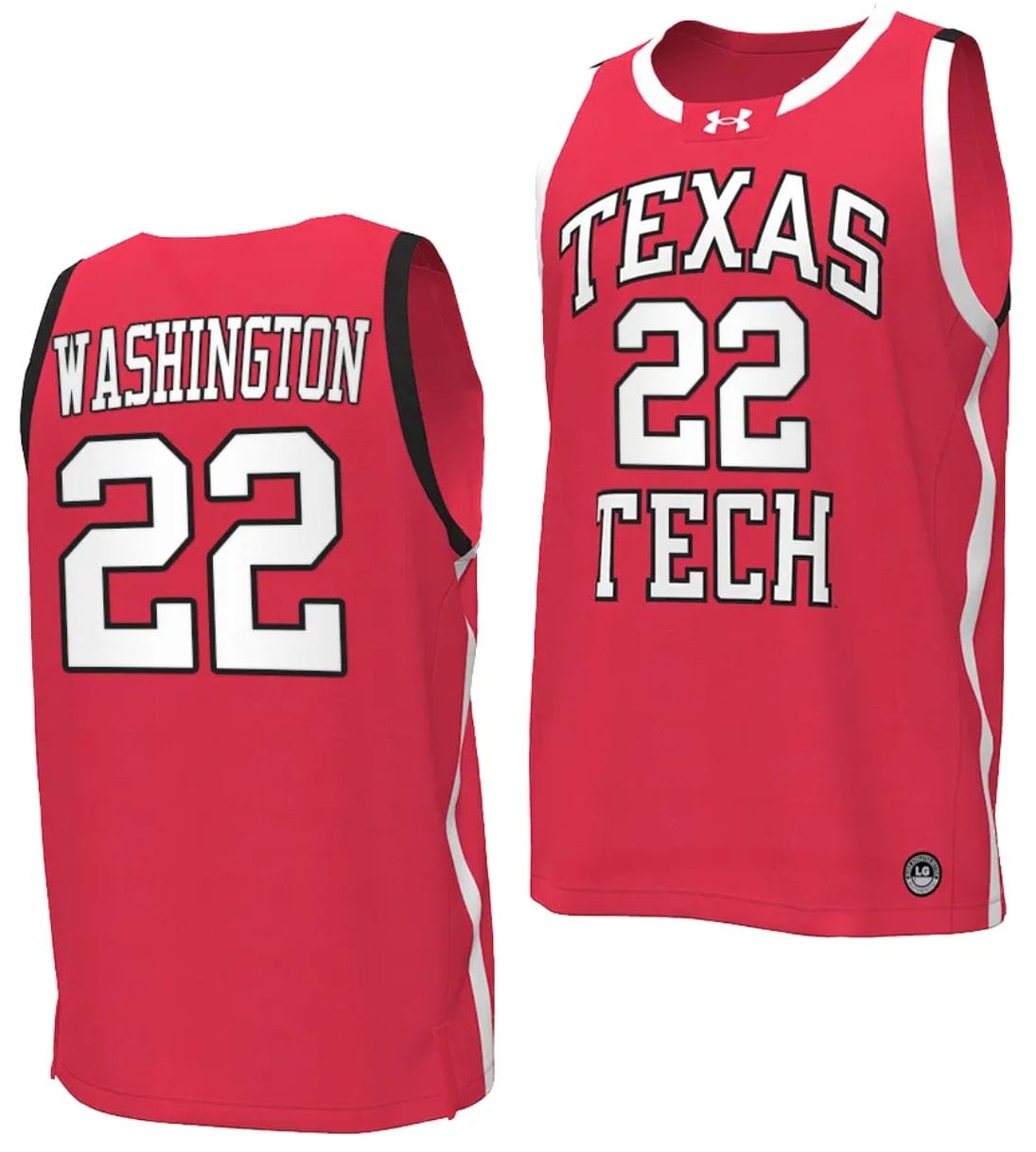 Warren Washington Jersey #22 Texas Tech Red Raiders Basketball uniform Red 1 Warren Washington Jersey #22 Texas Tech Red Raiders Basketball uniform Red