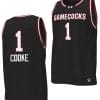 Zia Cooke Jersey #1 South Carolina Gamecocks College Basketball 2023-24 Replica Black