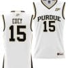 Zach Edey Jersey #15 Purdue Boilermakers NIL College Basketball Lightweight White 4 Zach Edey Jersey #15 Purdue Boilermakers NIL College Basketball Lightweight White