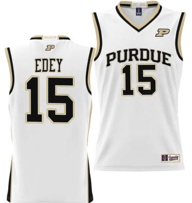 Zach Edey Jersey #15 Purdue Boilermakers NIL College Basketball Lightweight White 8 Zach Edey Jersey #15 Purdue Boilermakers NIL College Basketball Lightweight White