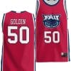 ladislav Goldin Jersey #50 FAU Owls NIL College Basketball Lightweight Red