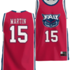 Alijah Martin Jersey #15 FAU Owls NIL Basketball Lightweight Red