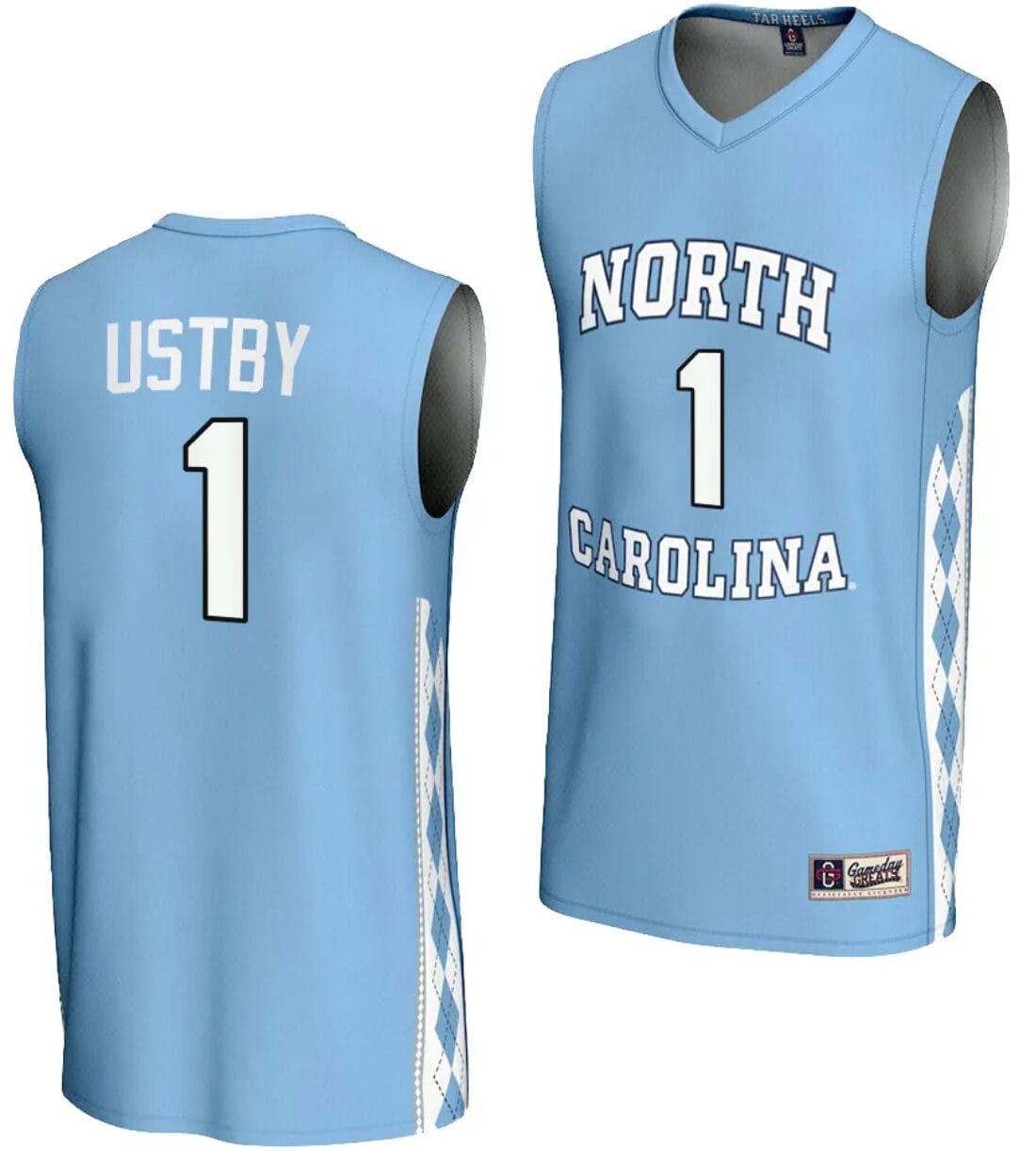 Alyssa Ustby Jersey #1 UNC Tar Heels Basketball Lightweight Blue 1 Alyssa Ustby Jersey #1 UNC Tar Heels Basketball Lightweight Blue