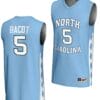 Armando Bacot Jersey #5 UNC Tar Heels Basketball Lightweight Blue