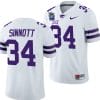 Ben Sinnott Jersey #34 Kansas State Wildcats 2023 Pop-Tarts Bowl Football White 4 Ben Sinnott Jersey #34 Kansas State Wildcats 2023 Pop-Tarts Bowl Football White