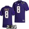 Bralen Trice Jersey #8 Washington Huskies 2024 College Football Playoff National Championship Purple 4 Bralen Trice Jersey #8 Washington Huskies 2024 College Football Playoff National Championship Purple