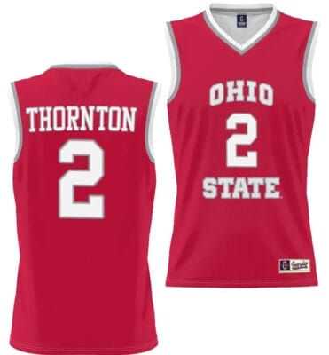 Bruce Thornton Jersey #2 Ohio State Buckeyes College Basketball Lightweight Scarlet