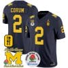 Blake Corum Jersey #2 Michigan Wolverines Vapor TM 42 Honor – Rose Bowl Patch Football Navy 5 Blake Corum Jersey #2 Michigan Wolverines Vapor TM 42 Honor – Rose Bowl Patch Football Navy