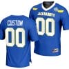 Custom South Dakota State Jersey Name and Number 2023 FCS Football National Champions Blue
