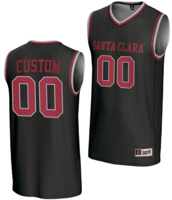 Custom Santa Clara Broncos Jersey Name and Number Basketball NIL Lightweight Black 6 Custom Santa Clara Broncos Jersey Name and Number Basketball NIL Lightweight Black