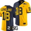 Colston Loveland Jersey #18 Michigan Wolverines 2024 Football National Championship Playoff Mazie 4 Colston Loveland Jersey #18 Michigan Wolverines 2024 Football National Championship Playoff Mazie
