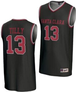 Christoph Tilly Jersey #13 Santa Clara Broncos Basketball NIL Lightweight Black