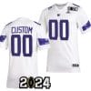 Custom Washington Huskies Jersey Name and Number 2024 College Football Playoff National Championship White 5 Custom Washington Huskies Jersey Name and Number 2024 College Football Playoff National Championship White