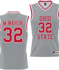 Cotie McMahon Jersey #32 Ohio State Buckeyes College Basketball Lightweight Gray