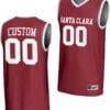 Custom Santa Clara Broncos Jersey Name and Number Basketball NIL Lightweight Maroon