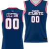 Custom FAU Owls Jersey Name and Number Full Sublimated Alternate Basketball Navy