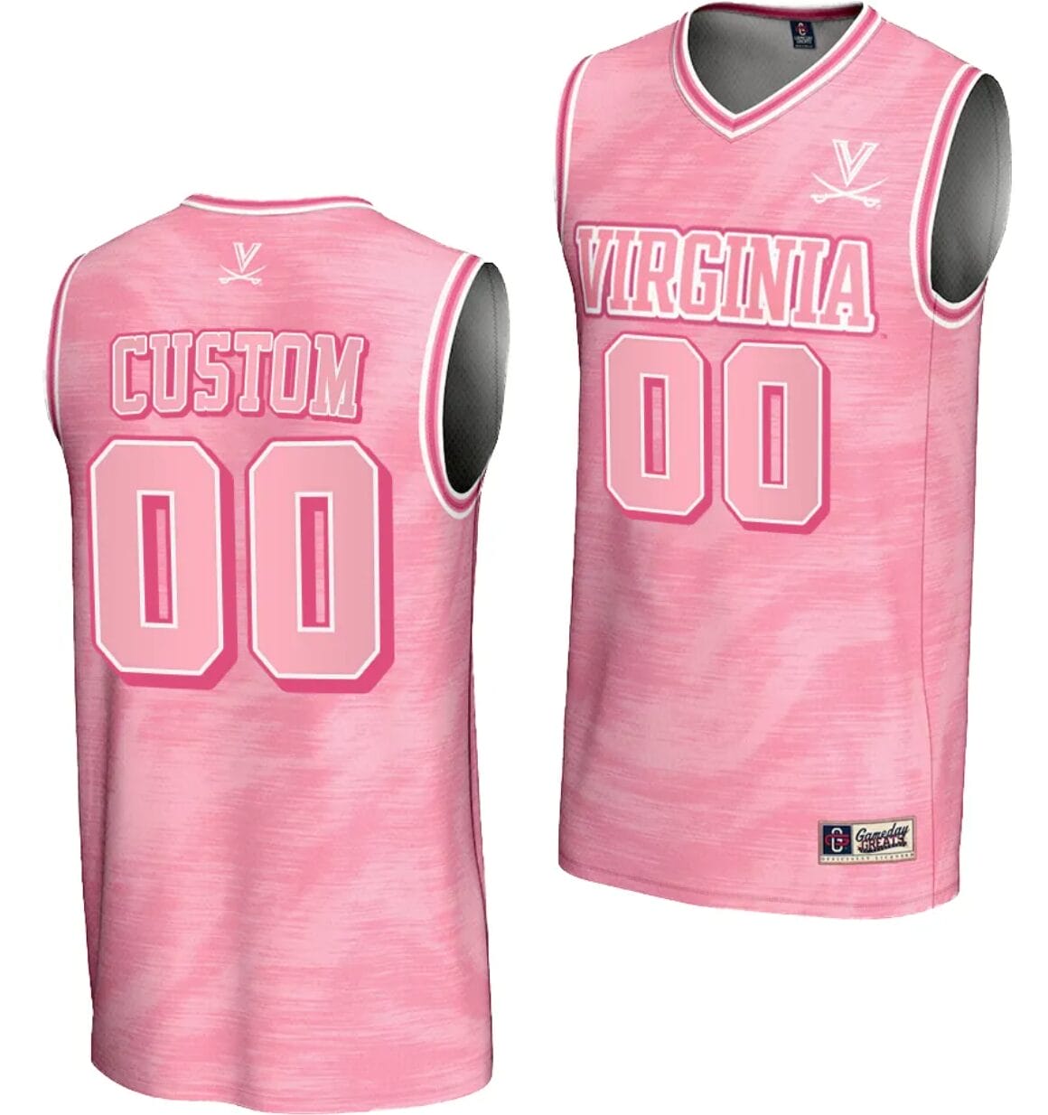 Custom Virginia Cavaliers Jersey Name and Number College Basketball Lightweight Pink 1 Custom Virginia Cavaliers Jersey Name and Number College Basketball Lightweight Pink