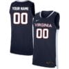 Custom Virginia Cavaliers Jersey Name and Number College Basketball Stitched Navy 4 Custom Virginia Cavaliers Jersey Name and Number College Basketball Stitched Navy