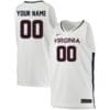 Custom Virginia Cavaliers Jersey Name and Number College Basketball Stitched White
